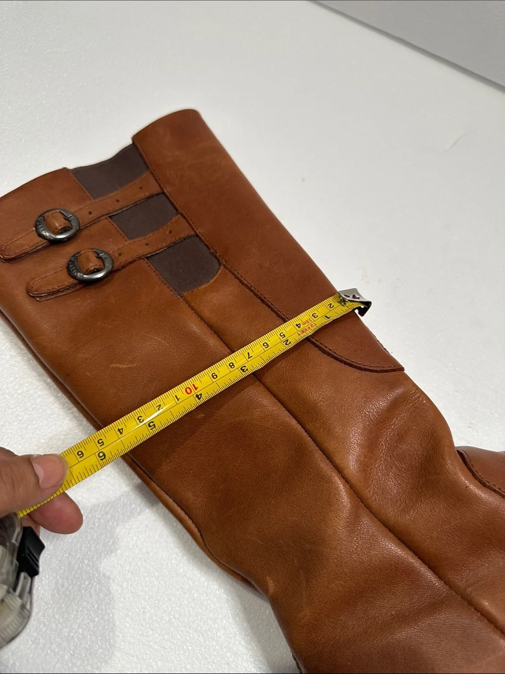 Keen  bern baby Bern Brown Leather boots with Buckle Detail size 9